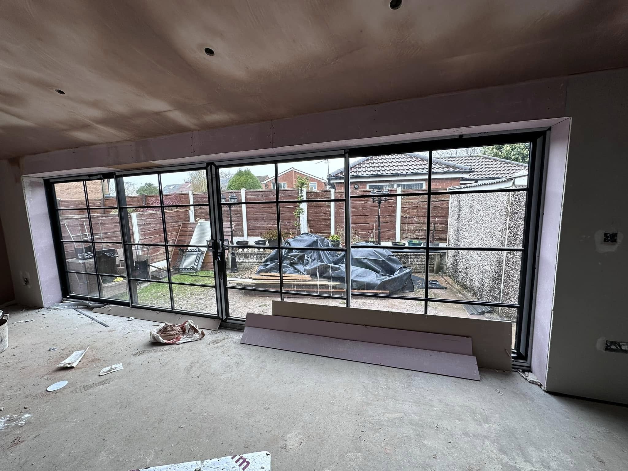 Bi-fold door installation by LZ Electrical & Building Services